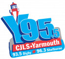 CJLS-FM "Y95"  95.5 Yarmouth, 93.5 Digby,  96.3 Shelburne, NS
